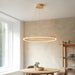Endon 110958 Staten Pendant French gold finish & white silicone 43.5W LED tape module (SMD 2835) Warm White - westbasedirect.com