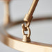 Endon 111202 Chester 6lt Pendant Fitting Brushed aged brass plate 6 x 7W LED B22 (Required) - westbasedirect.com