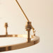 Endon 111203 Chester 3lt Pendant Fitting Brushed aged brass plate 3 x 7W LED B22 (Required) - westbasedirect.com