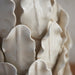 Endon 111250 Layered Leaf Large  Table Base Ivory crackle glaze & brushed aged brass plate 10W LED B22 (Required) - westbasedirect.com