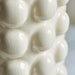 Endon 111252 Bobble Table Base White crackle glaze & brushed aged brass plate 10W LED B22 (Required) - westbasedirect.com