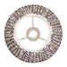 Endon 111296 Leaf 25cm Tapered Shade Pearl grey fabric 10W LED E27 or B22 (Required) - westbasedirect.com