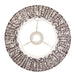 Endon 111297 Leaf 30cm Tapered Shade Pearl grey fabric 10W LED E27 or B22 (Required) - westbasedirect.com
