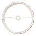Endon 111298 Leaf 35cm Tapered Shade Pearl grey fabric 10W LED E27 or B22 (Required) - westbasedirect.com
