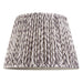 Endon 111299 Leaf 40cm Tapered Shade Pearl grey fabric 10W LED E27 or B22 (Required) - westbasedirect.com