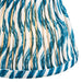 Endon 111300 Ripple 16cm Tapered Shade Marlin blue fabric 7W LED E14 or B22 (Required) - westbasedirect.com