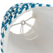 Endon 111300 Ripple 16cm Tapered Shade Marlin blue fabric 7W LED E14 or B22 (Required) - westbasedirect.com