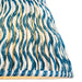 Endon 111302 Ripple 25cm Tapered Shade Marlin blue fabric 10W LED E27 or B22 (Required) - westbasedirect.com