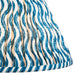 Endon 111303 Ripple 30cm Tapered Shade Marlin blue fabric 10W LED E27 or B22 (Required) - westbasedirect.com