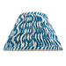 Endon 111303 Ripple 30cm Tapered Shade Marlin blue fabric 10W LED E27 or B22 (Required) - westbasedirect.com