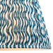Endon 111304 Ripple 35cm Tapered Shade Marlin blue fabric 10W LED E27 or B22 (Required) - westbasedirect.com