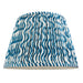 Endon 111305 Ripple 40cm Tapered Shade Marlin blue fabric 10W LED E27 or B22 (Required) - westbasedirect.com