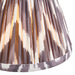 Endon 111322 Zigzag 16cm Tapered Shade Pearl grey fabric 7W LED E14 or B22 (Required) - westbasedirect.com