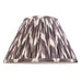 Endon 111325 Zigzag 30cm Tapered Shade Pearl grey fabric 10W LED E27 or B22 (Required) - westbasedirect.com