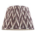 Endon 111326 Zigzag 35cm Tapered Shade Pearl grey fabric 10W LED E27 or B22 (Required) - westbasedirect.com