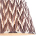 Endon 111327 Zigzag 40cm Tapered Shade Pearl grey fabric 10W LED E27 or B22 (Required) - westbasedirect.com