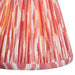 Endon 111337 Ikat 16cm Tapered Shade Coral pink fabric 7W LED E14 or B22 (Required) - westbasedirect.com