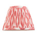 Endon 111338 Ikat 20cm Tapered Shade Coral pink fabric 7W LED E14 or B22 (Required) - westbasedirect.com