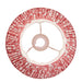Endon 111339 Ikat 25cm Tapered Shade Coral pink fabric 10W LED E27 or B22 (Required) - westbasedirect.com
