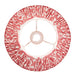 Endon 111340 Ikat 30cm Tapered Shade Coral pink fabric 10W LED E27 or B22 (Required) - westbasedirect.com
