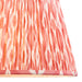 Endon 111341 Ikat 35cm Tapered Shade Coral pink fabric 10W LED E27 or B22 (Required) - westbasedirect.com