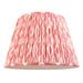 Endon 111342 Ikat 40cm Tapered Shade Coral pink fabric 10W LED E27 or B22 (Required) - westbasedirect.com