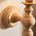 Endon 111526 Bibury Wall Fitting Natural ash & brushed aged brass plate 7W LED B22 (Required) - westbasedirect.com