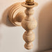 Endon 111526 Bibury Wall Fitting Natural ash & brushed aged brass plate 7W LED B22 (Required) - westbasedirect.com