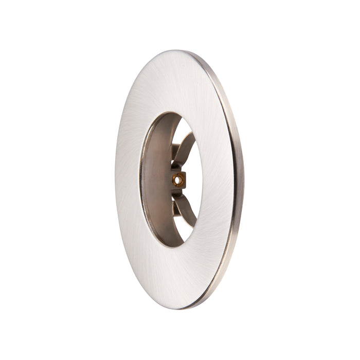 Saxby 111571 Saxby ShieldONE 65 Bezel fixed - Satin Nickel Satin nickel effect plate - westbasedirect.com
