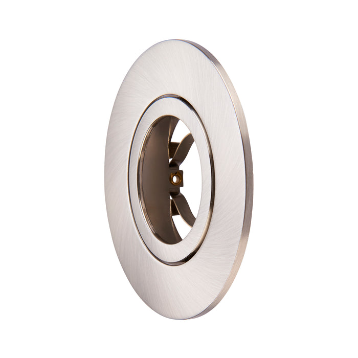 Saxby 111579 Saxby ShieldONE 75 Bezel tilt - Satin Nickel Satin nickel effect plate - westbasedirect.com