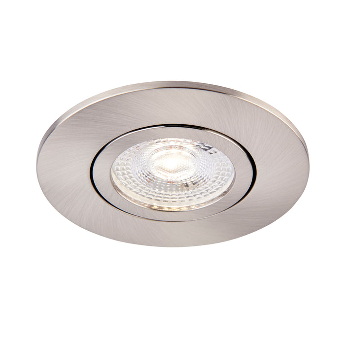 Saxby 111579 Saxby ShieldONE 75 Bezel tilt - Satin Nickel Satin nickel effect plate - westbasedirect.com