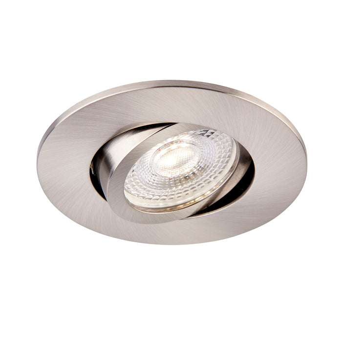 Saxby 111579 Saxby ShieldONE 75 Bezel tilt - Satin Nickel Satin nickel effect plate - westbasedirect.com