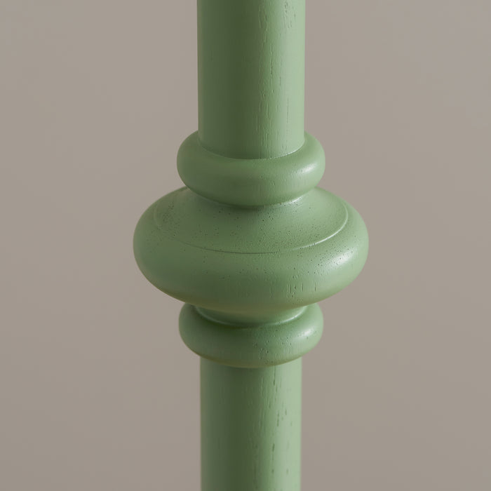 Endon 111604 Carnaby Floor Base Satin Cotswold green paint 10W LED B22 (Required) - westbasedirect.com