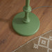 Endon 111604 Carnaby Floor Base Satin Cotswold green paint 10W LED B22 (Required) - westbasedirect.com