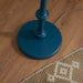 Endon 111605 Carnaby Floor Base Satin marlin blue paint 10W LED B22 (Required) - westbasedirect.com
