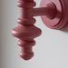 Endon 111622 Carnaby Wall Fitting Satin pink clay paint 7W LED B22 (Required) - westbasedirect.com