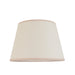 Endon 111630 Ivy 35cm Tapered Shade Vintage white & almond white fabric 10W LED E27 or B22 (Required) - westbasedirect.com