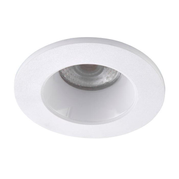 Saxby 112541 ShieldPRO Anti Glare 4CCT IP65 7W Matt white paint & clear acrylic 7W LED module (SMD 2835  CCT) CCT - westbasedirect.com