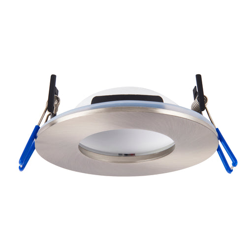 Saxby 112543 OrbitalPRO 4CCT Satin IP65 9W Brushed satin nickel plate 9W LED module (SMD 2835  CCT) CCT - westbasedirect.com