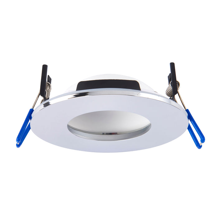 Saxby 112544 OrbitalPRO 4CCT Chrome IP65 9W Brushed satin nickel plate 9W LED module (SMD 2835  CCT) CCT - westbasedirect.com