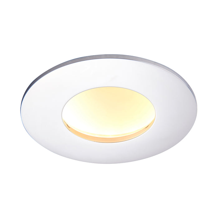 Saxby 112544 OrbitalPRO 4CCT Chrome IP65 9W Brushed satin nickel plate 9W LED module (SMD 2835  CCT) CCT - westbasedirect.com
