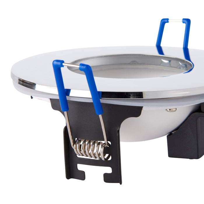Saxby 112544 OrbitalPRO 4CCT Chrome IP65 9W Brushed satin nickel plate 9W LED module (SMD 2835  CCT) CCT - westbasedirect.com