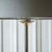 Endon 112570 Highclere Single Floor Bright nickel plate & charcoal fabric 10W LED E27 (Required) - westbasedirect.com