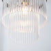 Endon 112572 Marietta Pendant Antique brass plate & clear glass 10W LED E27 (Required) - westbasedirect.com