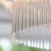 Endon 112575 Marietta 3lt Semi Flush Antique brass plate & clear glass 3 x 7W LED E14 (Required) - westbasedirect.com