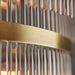 Endon 112793 Marietta Grand 21lt Tiered Pendant Antique brass plate & clear glass 21 x 6W LED E14 (Required) - westbasedirect.com