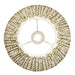 Endon 112913 Leaf 30cm Tapered Shade Herb garden green fabric 10W LED E27 or B22 (Required) - westbasedirect.com