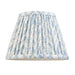 Endon 112915 Leaf 20cm Tapered Shade Shell bay blue fabric 7W LED E14 or B22 (Required) - westbasedirect.com