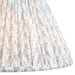 Endon 112917 Leaf 30cm Tapered Shade Shell bay blue fabric 10W LED E27 or B22 (Required) - westbasedirect.com