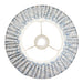 Endon 112917 Leaf 30cm Tapered Shade Shell bay blue fabric 10W LED E27 or B22 (Required) - westbasedirect.com
